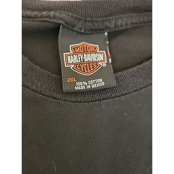 Harley Davidson T Shirt Mens 2XL Black Bahamas 2009 Skull Cotton - Picture 3 of 7
